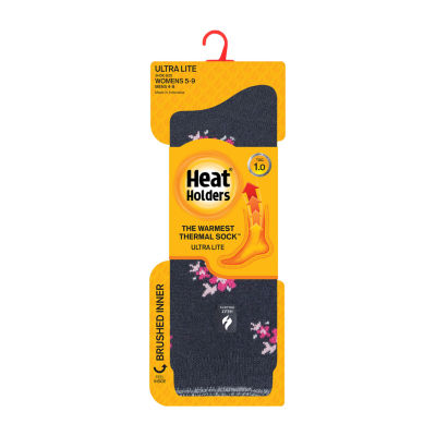 Heat Holders  Ultra Lite 1 Pair Crew Socks Womens