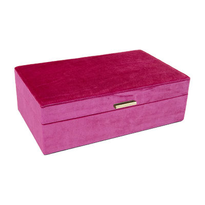 Mele And Co Jewel Magenta Jewelry Box