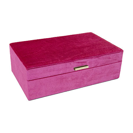 Mele And Co Jewel Magenta Jewelry Box, One Size, Pink