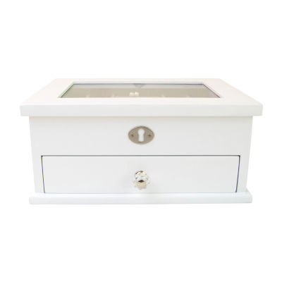 Mele And Co Mini Lili White Jewelry Box