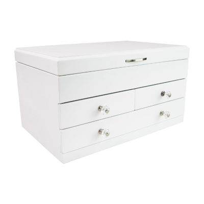 Mele And Co Fairhaven  White Jewelry Boxes