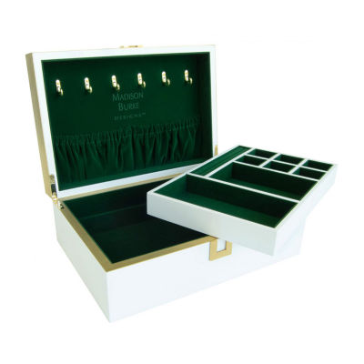 Mele And Co London  Cream Jewelry Box