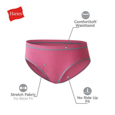 Hanes Ultimate Little & Big Girls 5 Pack Hipster Panty