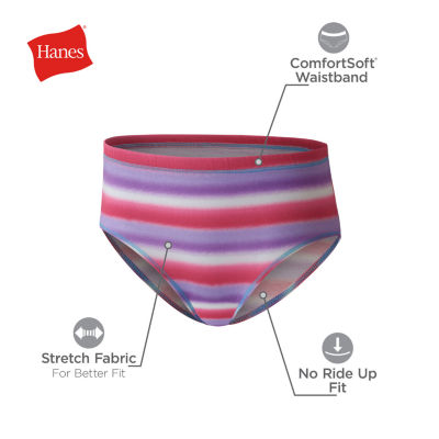 Hanes Ultimate Hipster 5-Pack Womens Comfortsoft Stretch Panties