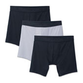 Stafford Cooling Microfiber Boxer Briefs (Small, Black) at