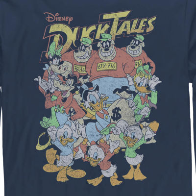 Mens Long Sleeve Duck Tales Graphic T-Shirt