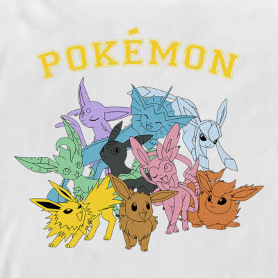 Mens Long Sleeve Pokemon Graphic T-Shirt