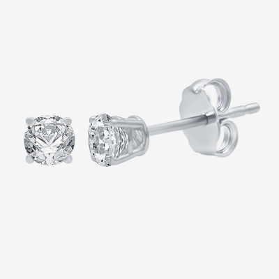 Ever Star (G / Vs2) 1/2 CT. T.W. Lab Grown White Diamond 14K Gold 4.1mm Round Stud Earrings