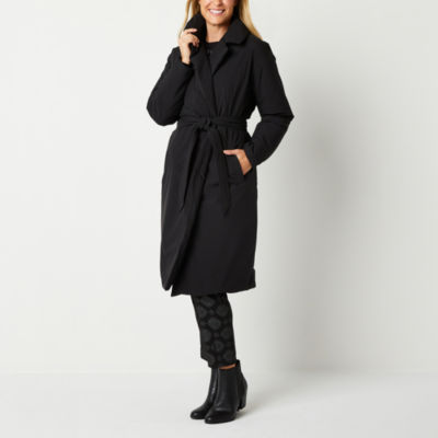 Liz claiborne hotsell belted heavyweight overcoat