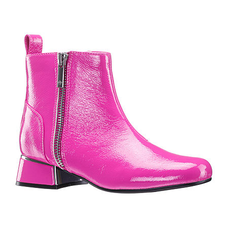 I. Miller Little & Big Girls Lupe Flat Heel Booties, 2 Medium, Pink