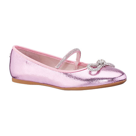 I. Miller Little & Big Girls Jaritza Ballet Flats, 12 Medium, Pink