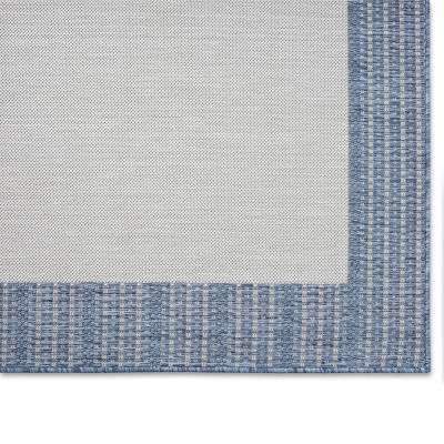 Nicole Miller Country Landry Bordered Outdoor Rectangular Area Rug