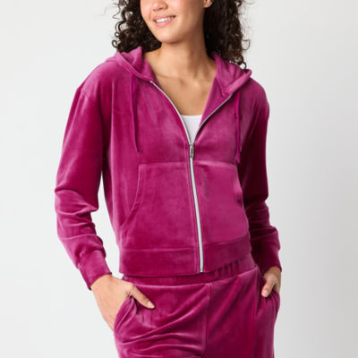 Juicy By Juicy Couture Lightweight Womens Juniors Casual Track Jacket