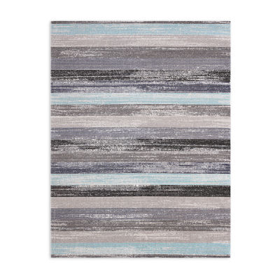 Nicole Miller Sofia Estelle Abstract Fade Resistant Washable Outdoor Rectangular Area Rug