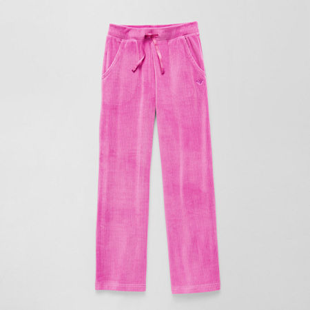 Roxy Big Girls Wide Leg Pull-On Pants, Xl (16), Pink