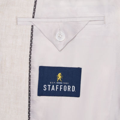 Stafford Men's Linen Cotton Classic Fit Sport Coat