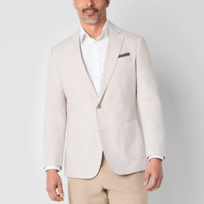 Stafford Men's Linen Cotton Classic Fit Sport Coat