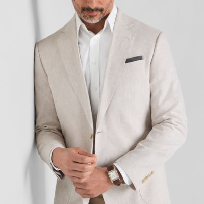 Stafford Men's Linen Cotton Classic Fit Sport Coat