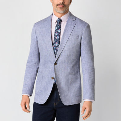 Stafford Men's Linen Cotton Classic Fit Sport Coat