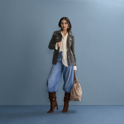 JS Jessica Simpson Womens Neleyna Stiletto Heel Slouch Boots