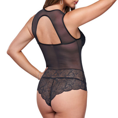 Ilusion Geometric Lace Teddy