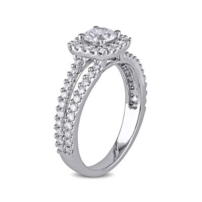 1 CT.T.W. Natural Diamond 14K White Gold Ring