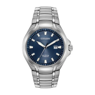 Citizen Paradigm Mens Silver Tone Bracelet Watch Bm7431-51l