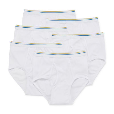 Stafford Dry + Cool Full-Cut Mens Big and Tall 6 Pack Briefs 302872