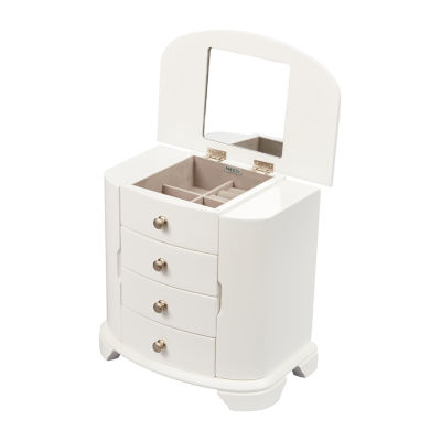 Mele and Co Kaitlyn  Musical White Jewelry Box