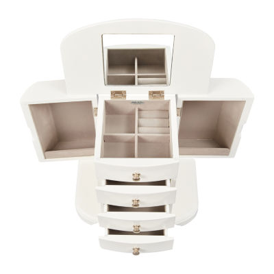 Mele and Co Kaitlyn  Musical White Jewelry Box