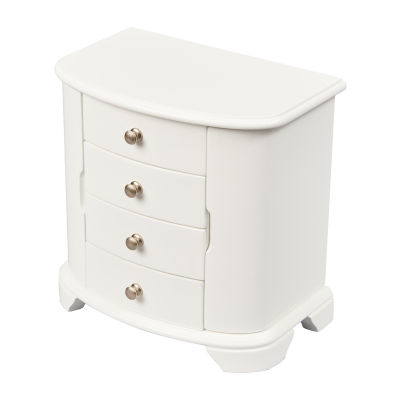 Mele and Co Kaitlyn  Musical White Jewelry Box