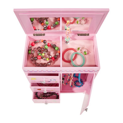 Mele and Co Krista Musical Ballerina Pink Jewelry Box