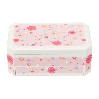 Mele and Co Hayley Floral Musical Ballerina Pink Jewelry Box