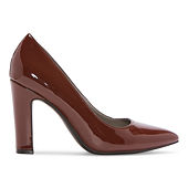  YDN Women's Mid Heels Slip on Loafer Stilettos Pumps Pointy  Toe Slide Suede Prom Shoes PU-6 cm Alligater Grey 4 M US