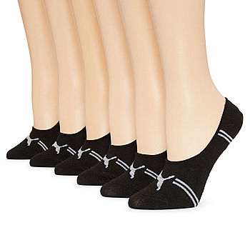 PUMA Liner Socks - Womens, Color: Black Gray - JCPenney
