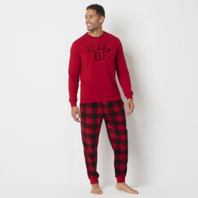 North Pole Trading Co. Mens Crew Neck Long Sleeve 2-pc. Pant