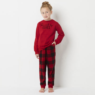 North Pole Trading Co. Little & Big Kids Unisex 2-pc. Pajama Set