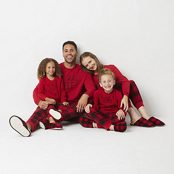 Womens Matching Buffalo Plaid Flannel Family Pajamas