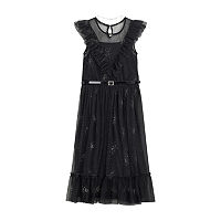 Knit Works Big Girls Sleeveless Maxi Dress, 10, Black