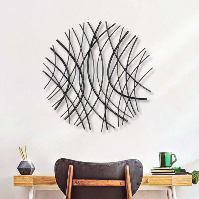 Cheungs Eleni Small Abstract Metal Wall Art