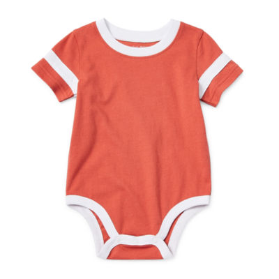 Okie Dokie Baby Boys Crew Neck Short Sleeve Bodysuit