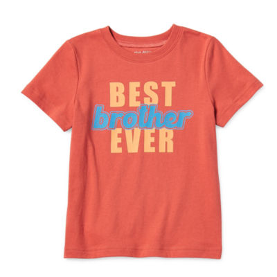 Okie Dokie Toddler & Little Boys Crew Neck Short Sleeve Graphic T-Shirt