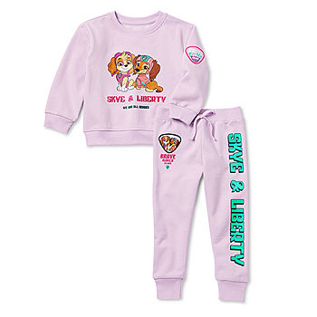 Fleece Toddler Girls 2-pc. Paw Patrol Fleece Pant Set