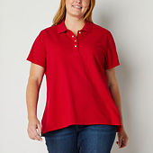 Jcpenney ladies polo top shirts