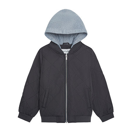Carter's Baby Boys Midweight Quilted Jacket, 12 Months, Black