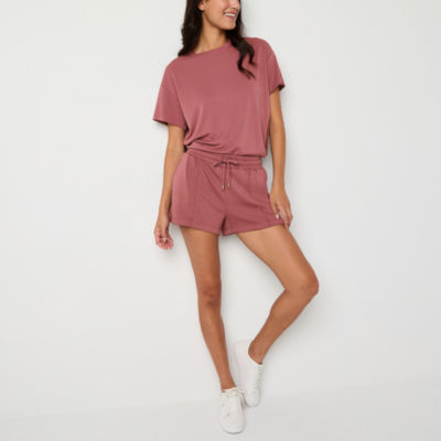 Stylus Womens High Rise Pull-On Short