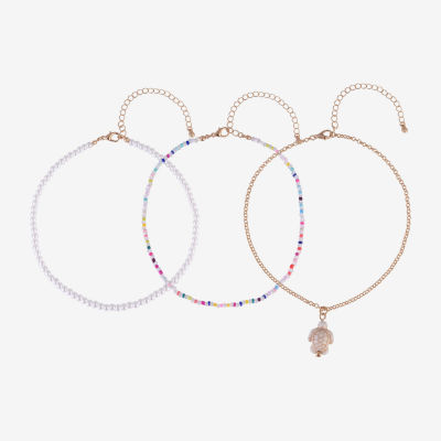 Arizona Gold Tone Turtle Womens 3-pc. Necklace Set