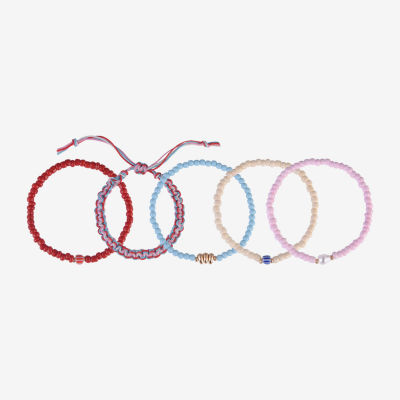 Arizona Gold Tone Womens 5-pc. Bracelet Set