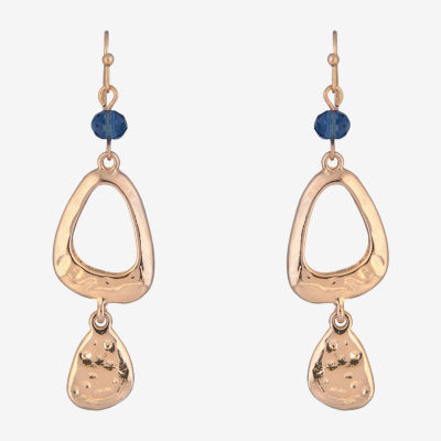 Mixit Gold Tone Womens Drop Earrings