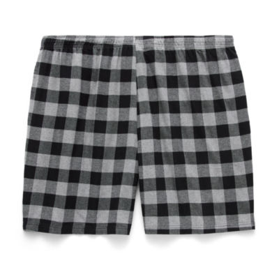 St. John's Bay Mens Flannel Big Pajama Shorts